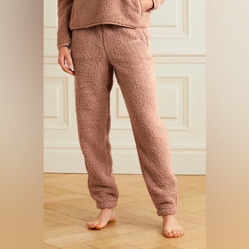 NWT Skims Teddy Fleece Joggers Tiger's Eye‎ Brown 3X